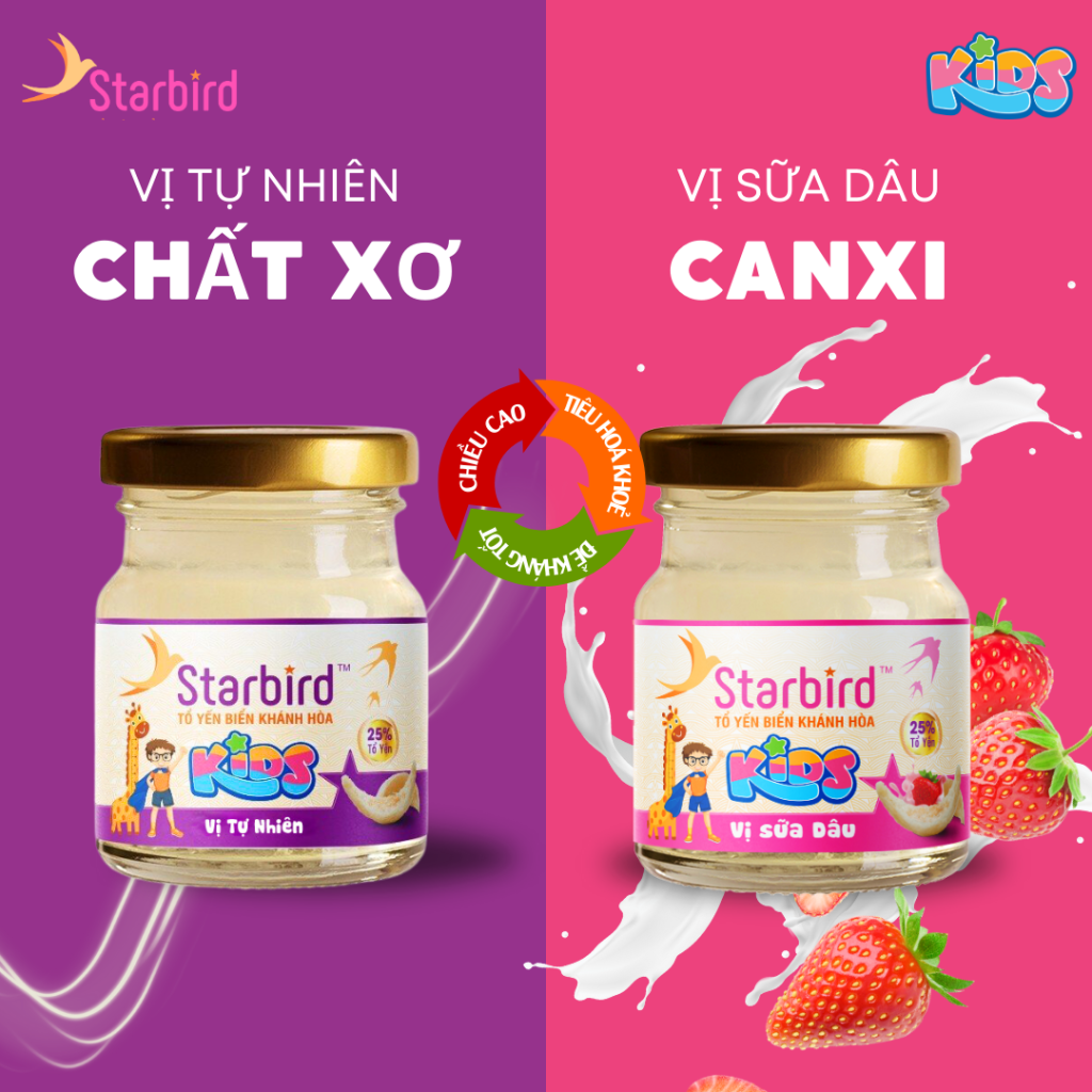 YẾN SÀO STARBIRD – THƯƠNG HIỆU YẾN CHƯNG KHÔNG ĐƯỜNG CHẤT LƯỢNG