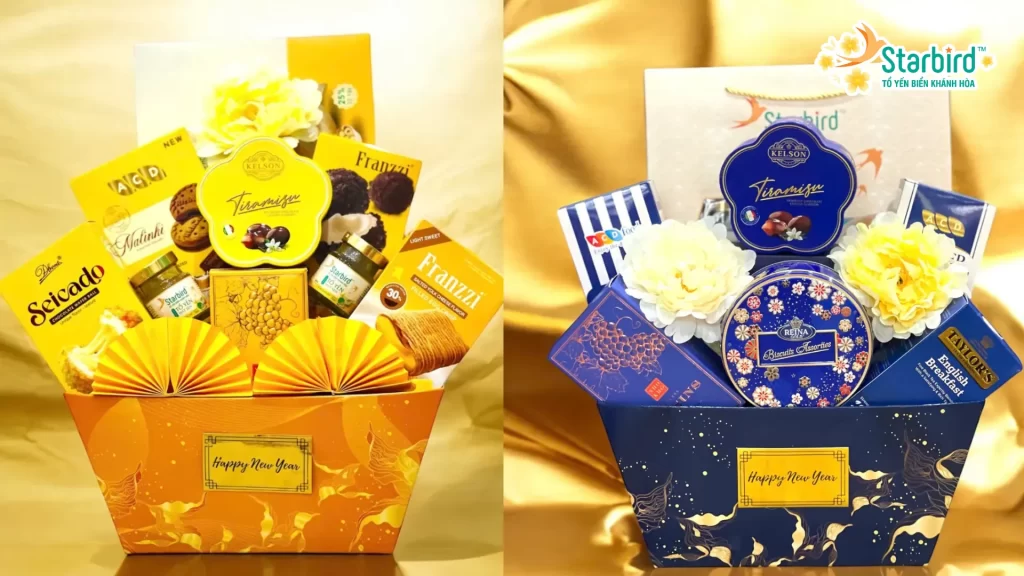 Các giỏ quà sức khỏe là quà Tết cho sếp đầy ý nghĩa và thích hợp Tết Nguyên Đán
