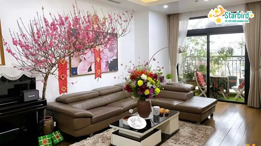 Không gian trang trí nhà đón tết miền Bắc