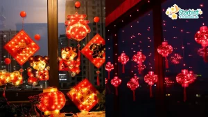 Trang trí nhà cửa đón tết cực sang với đèn led