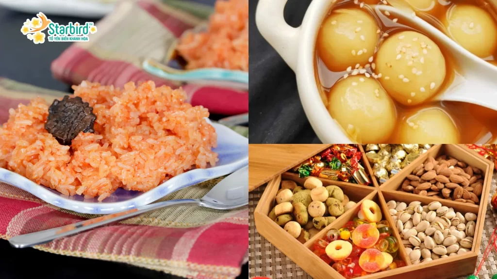 Xôi chè trong mâm cúng khai trương đầu năm