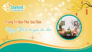 Trang trí bàn thờ gia tiên ngày Tết cổ truyền chu đáo