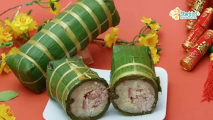 Bánh tét - Trang trí nhà đón tết miền Nam