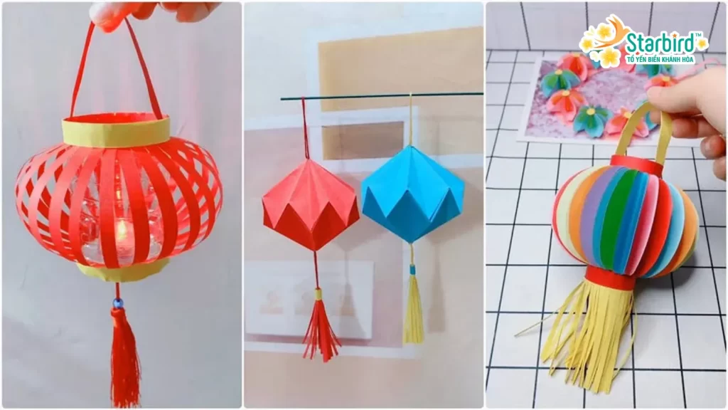 Tận dụng đồ trang trí thủ công khi trang trí góc tết trong nhà