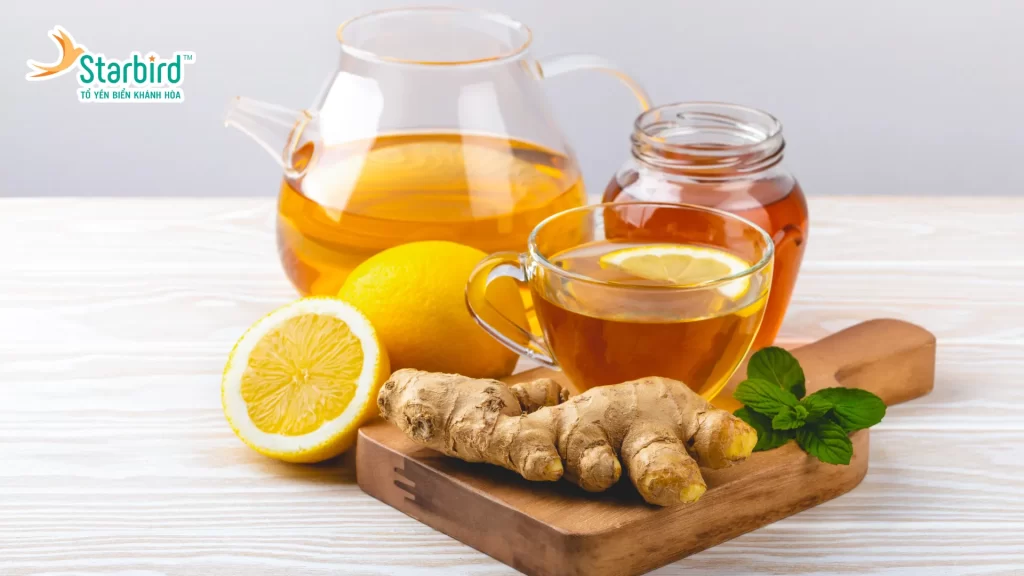 Uống trà gừng giúp trị cảm cúm hiệu quả